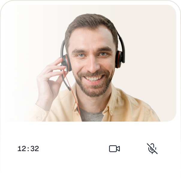 Nexios video call interface